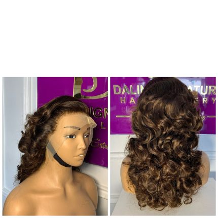 Frontal chestnut luxury curls